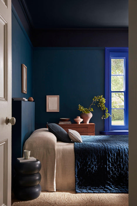 LITTLE GREENE Farbe - Royal Navy 257-Farbe-Vintage Kontor-Absolute Matt Emulsion-1 l-Vintage Kontor