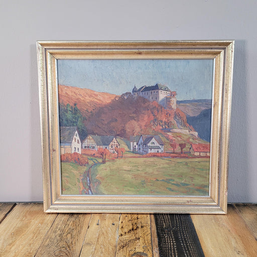 Burg Bilstein, Gemälde von N. Vogel-Bild-Vintage Kontor-Vintage Kontor