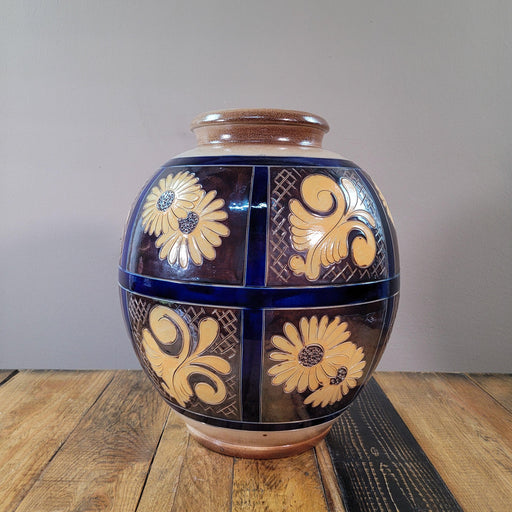 Riesige Westerwälder Keramikvase, Bodenvase-Vase-Vintage Kontor-Vintage Kontor