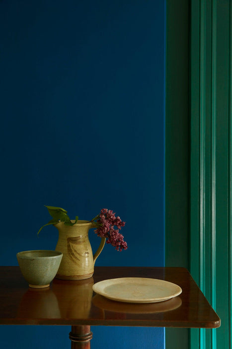 LITTLE GREENE Farbe - Deep Space Blue 207-Farbe-Vintage Kontor-Absolute Matt Emulsion-1 l-Vintage Kontor