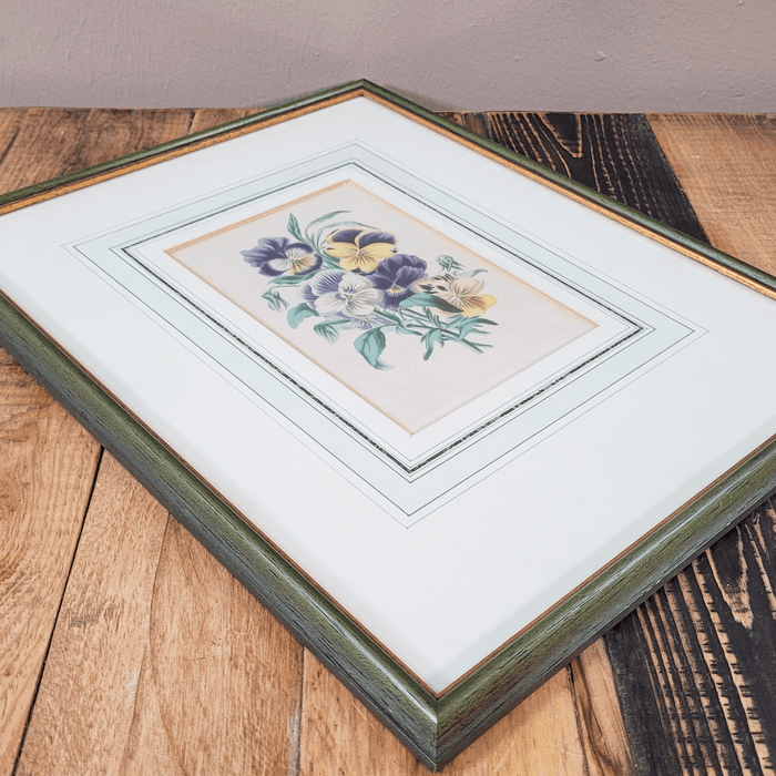 Lithographie, Blumenbild gerahmt-Vintage Kontor-Vintage Kontor