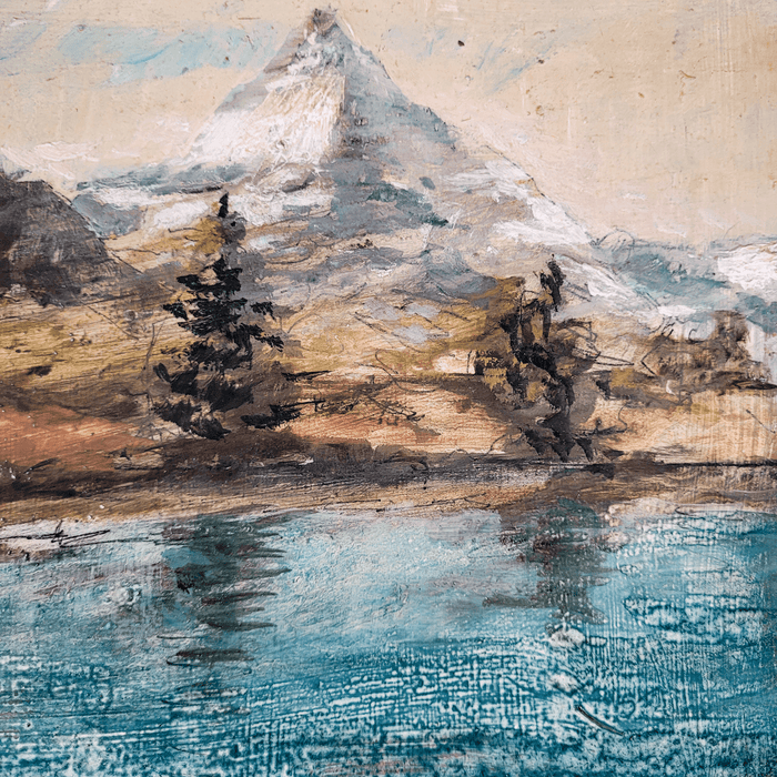 Ölgemälde Matterhorn, Berglandschaft-Vintage Kontor-Vintage Kontor