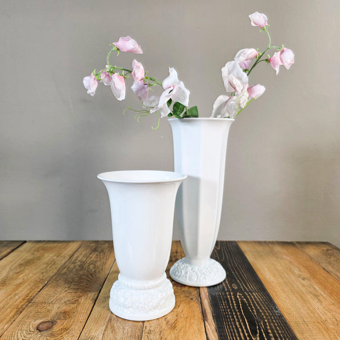 Schöne Maria Weiß Rosenthal Vase-Vase-Vintage Kontor-Vintage Kontor
