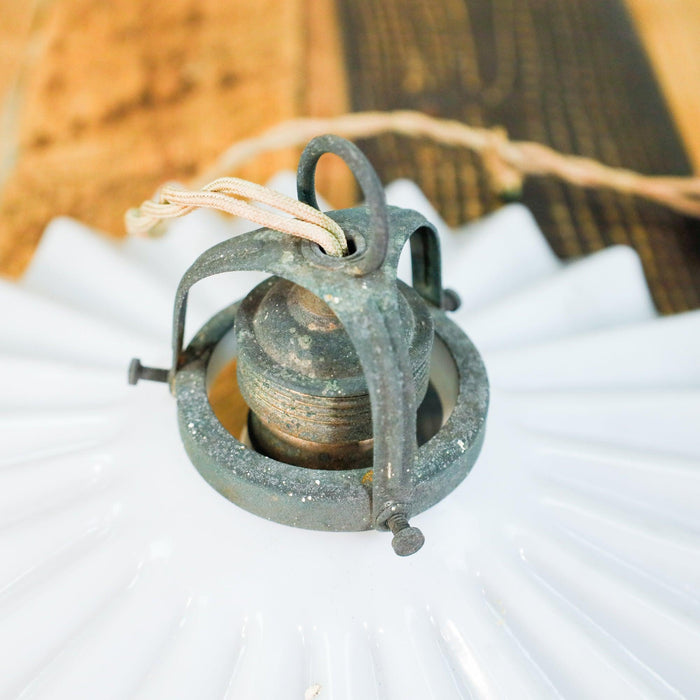 Antike Deckenlampe aus Glas-Deckenlampe-Vintage Kontor-Vintage Kontor