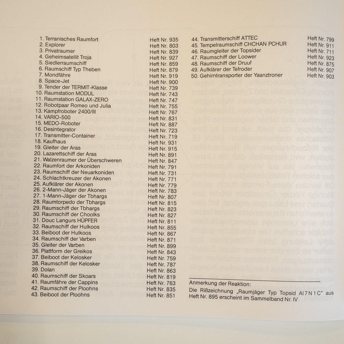 Perry Rhodan - 50 Risszeichnungen Sammelband Nr. 3 von 1980-Buch-Vintage Kontor-Vintage Kontor