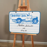 Fahrschule, Schild-Vintage Kontor-Vintage Kontor