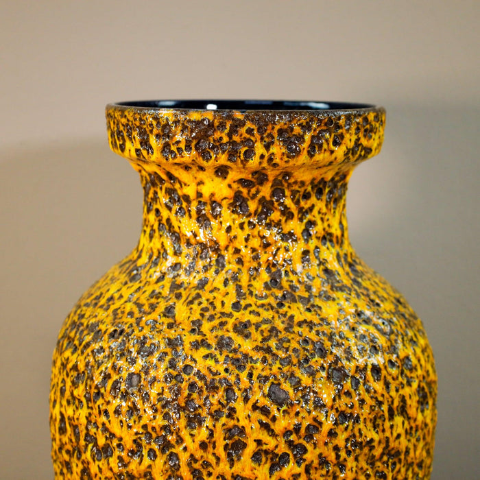 Grosse Bodenvase, gelb -