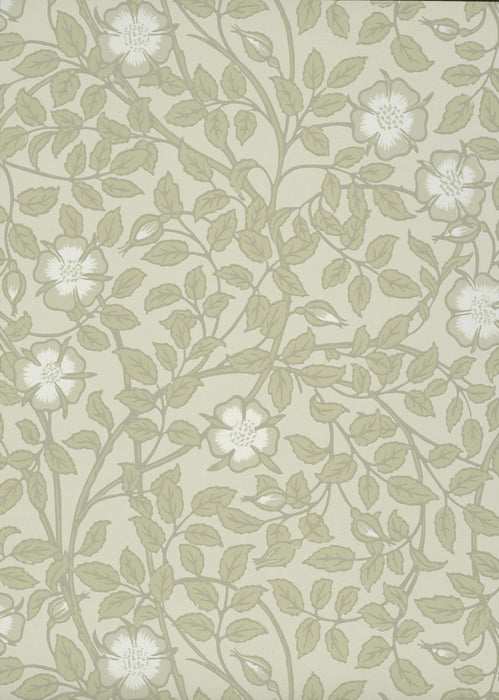 LITTLE GREENE Tapete - Briar Rose - Green Stone-Tapete-Vintage Kontor-Vintage Kontor