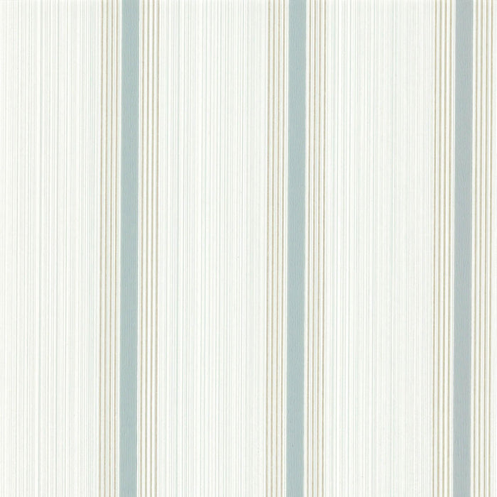 LITTLE GREENE Tapete - Cavendish Stripe - Brush Blue-Tapete-Vintage Kontor-Vintage Kontor