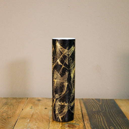 Rosenthal Studioline Vase in schwarz und gold -