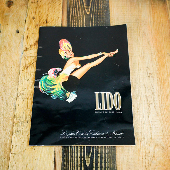 Vintage Lido Programmheft, 70iger Jahre-Magazin-Vintage Kontor-Vintage Kontor